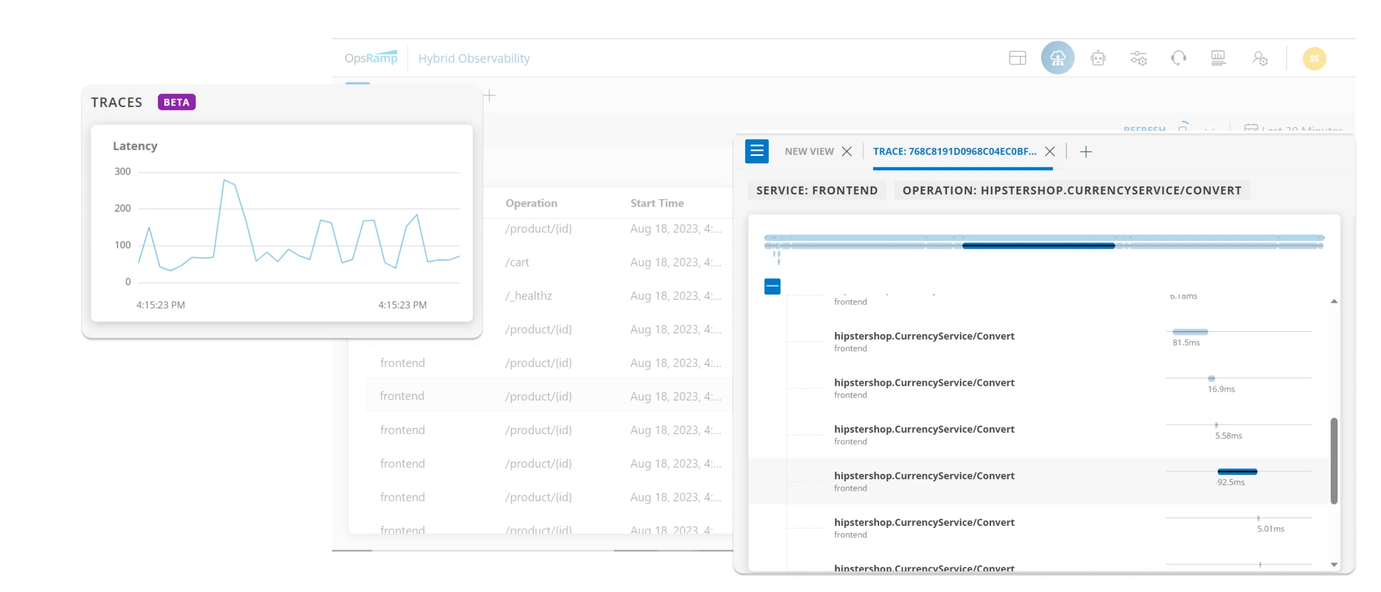 OpsRamp Trace Monitoring